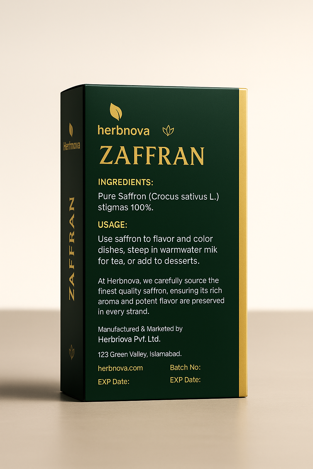 Zafran (Saffron) Kesar (زعفران) | Pure & Original